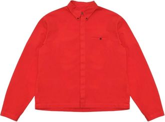 Dries Van Noten Casual Shirt - Heren - Overhemden - Rood - Maat: L Katoen