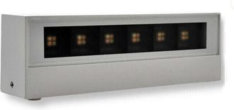 Trade Shop Trade Shop - Doble Emisi&oacute;n Externa Led Aplique 14 Vatios Cct 3 Tonos De Luz Ip65 176-3c - Blanco