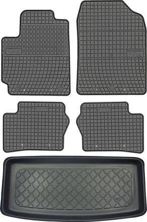 OEM Juego De Alfombrillas De Goma Para Coche Y Maletero Para Kia Picanto Iii Hatchback A Partir De Abril De 2017