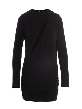 Versace Black Viscose Short Womens Dress