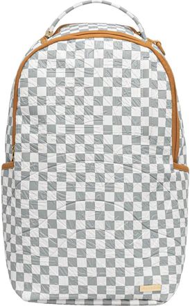 Sprayground Graff Embossed Cream Check Backpack - unisex - Rugzakken - Wit - ONE Size - Tassen
