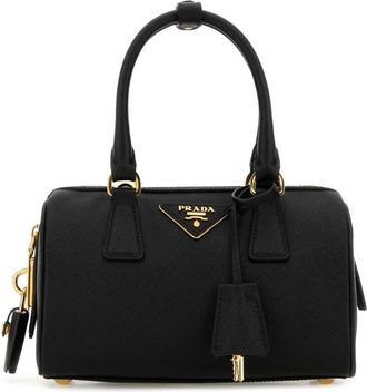 Prada Black Logo Mini Satchel