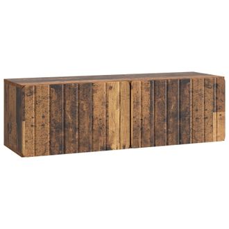 vidaXL Mueble Para Tv De Pared Madera Envejecida 98 X 31 X 30 Cm Vidaxl