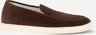 Brunello Cucinelli Suede Loafers Male 46