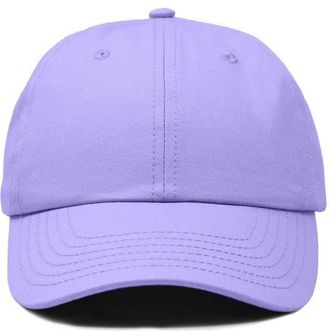 Dalix Classic Cotton Dad Cap in Lavender at Nordstrom