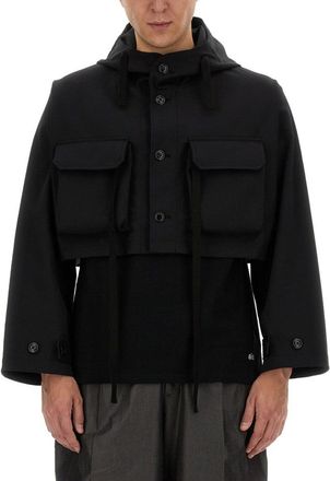 Aïe Cropped Black Jacket