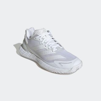 adidas Tennisschuh ADIDAS PERFORMANCE DEFIANT SPEED 2 CLAY, Damen, Gr. 42, weiss (cloud wei&szlig;, cloud wei&szlig;, grau one), Synthetik, Textil, Schuhe Tennisschuh, S