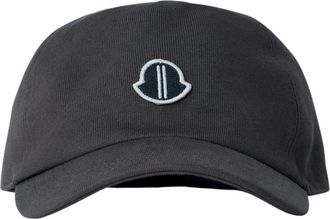 Moncler Baseballpet met Geborduurd Logo - unisex - Petten - Grijs - ONE Size - Accessoires