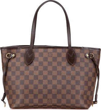 Louis Vuitton Borsa tote Neverfull PM in tela Damier Ebène 2011 - Marrone