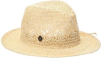 Bruno Magli Crochet Raffia Rancher Hat