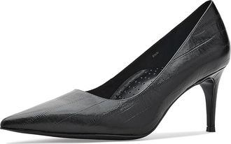 Vaneli Debs High Womens Heels Black Ezel : 8.5 N (AA), Leather