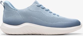 Clarks Nova Kant Blauw Grijs Sneakers