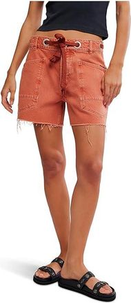 Free People We The Free Moxie Barrel Shorts Womens Shorts Sunset : 27 29, Cotton