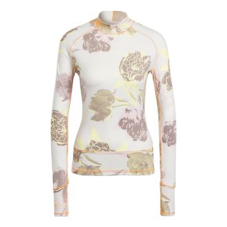 adidas (WMNS) adidas By Stella Mccartney Cropped Long-Sleeve Top (Asia Szing) Asia Sizing White IN3634