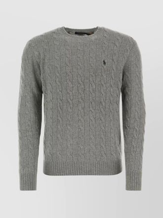 Polo Ralph Lauren cable-knit wool and cashmere crew-neck sweater