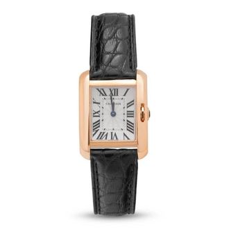 Cartier Pre-owned Cartier Tank Anglaise White Dial Ladies Watch 3580