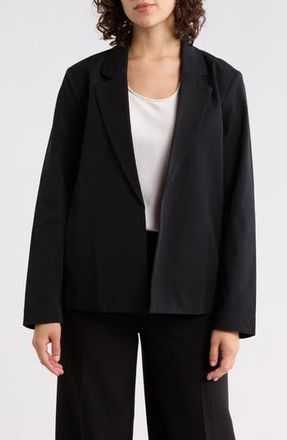 Eileen Fisher Stretch Twill Blazer in Black at Nordstrom Rack, Size Xx-Small