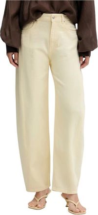 Vicolo Jeans, Dames, Geel, XS, Katoen, Chiara Balloon Jeans