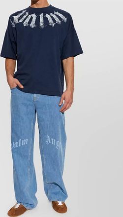 Palm Angels cotton oversized t shirt