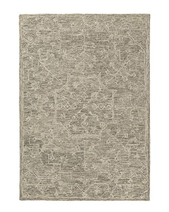 LR Home Lr Home Justino Contemporary Floral Filigree Wool Area Rug