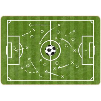 vidaXL vidaXL Tappeto Bambini Verde 160x230 Campo Calcio Lavabile Antiscivolo