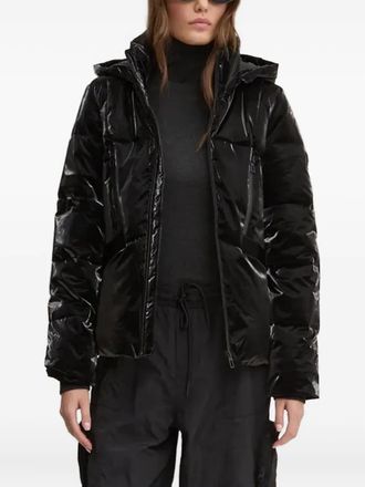 Desigual Giacca trapuntata con cappuccio - Nero