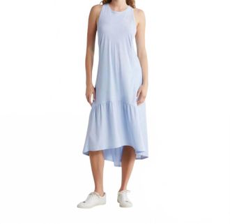 Sweaty Betty Ace Racerback High-Low Midi Dress In Blue