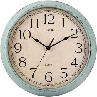 OEM Reloj De Pared De 30 Cm, Funciona Con Pilas, Silencioso, Estilo Vintage Retro, Sin Tictac, F&aacute;cil De Leer, Decorativo Para Cocina, Sala De Estar, Ofici