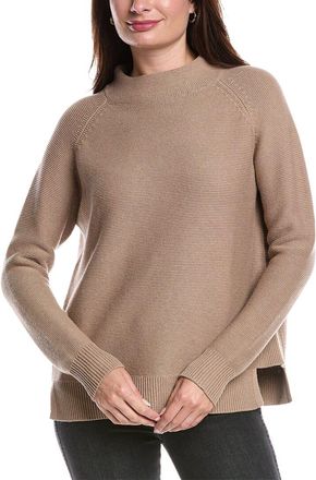 Forté Cashmere Garter Funnel Neck Sweater
