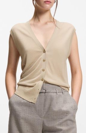 BOSS Fumi Sweater Vest in Pumice at Nordstrom, Size Xx-Large
