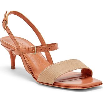 Cinq &agrave; Sept Sophie Ankle Strap Sandal in Sahara/saddle at Nordstrom Rack, Size 7.5Us / 37.5Eu