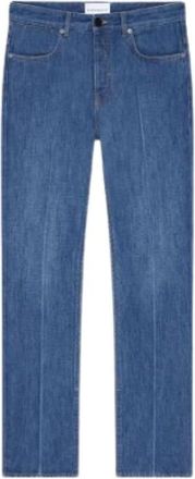 Givenchy Straight Fit Shadow Washed Jeans With Crease Effect