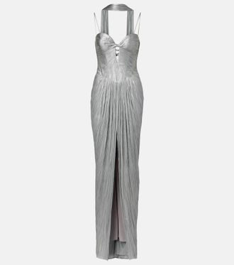 Maria Lucia Hohan Tonia cutout silk tulle gown