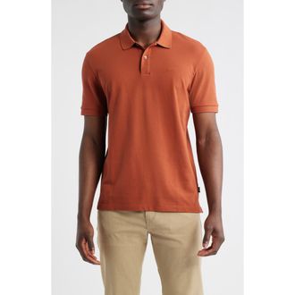 BOSS Pallas Cotton Polo in Dark Orange at Nordstrom Rack, Size Xxx-Large