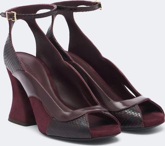 Zimmermann Sandalias Marvi de piel con ante