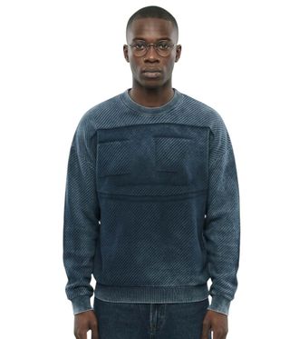 Diesel Blue Crew Neck Sweatshirt