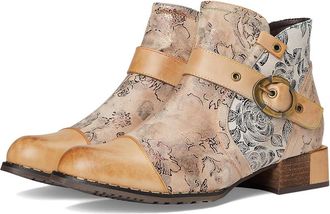 L'Artiste by Spring Step Sipperb Womens Boots Beige : EU 36 (US Womens 5.5-6) M, Leather