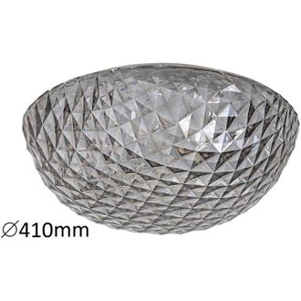 Rabalux L&aacute;mpara De Techo Acr&iacute;lica 41 Cm Led 24w Gris Ceniza Redonda Jillian 6967 Rabalux