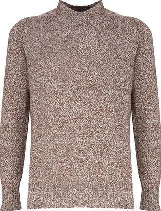Malo Crew-neck Sweater In Moulin&eacute; Cashmere