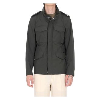 Moorer Light Jackets, male, Green, Size: 4XL Denver-Stp Field Jacket
