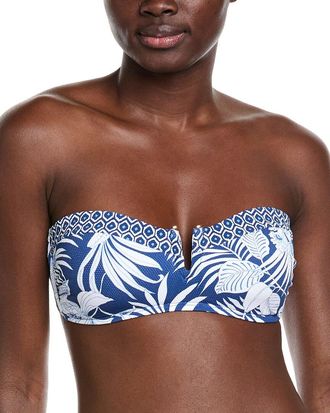 Tommy Bahama Island Cays Blooms Bandeau Bikini Top