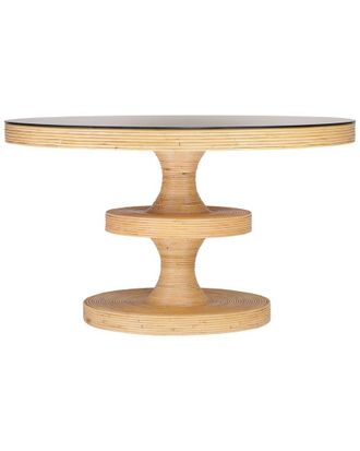 TOV Furniture Tov Furniture Apollonia Rattan Round Dining Table