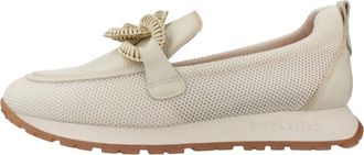 Hispanitas Schoenen, Dames, Beige, 40 EU, Stijlvolle Loafers met Versieringsdetail