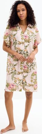Miiyu Womens Tropical expression flowy nightshirt