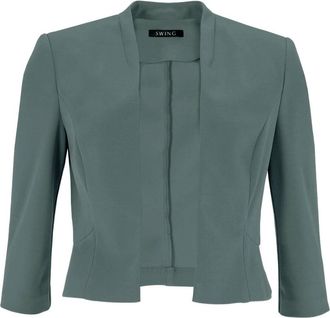 Swing Swing, Dames, Jassen, Blauw, Maat: L Leer