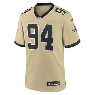 Nike Jordan Cameron Jordan New Orleans Saints Nike Mens NFL Game Jersey in Yellow | 67NM0EBM7WF-000