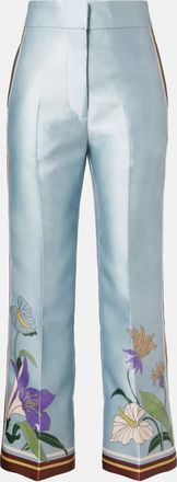 Alemais Al&eacute;mais Pantaloni culottes Alfie in raso