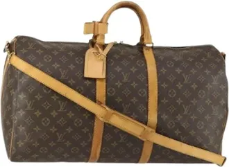 Louis Vuitton Pre-owned Weekend Bags, female, Brown, Size: ONE SIZE Pre-owned Canvas Weekend Bag