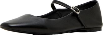 Steve Madden Maple Black Leather MAPL04S1 Womens