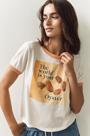 Sundry Boxy Ringer Tee